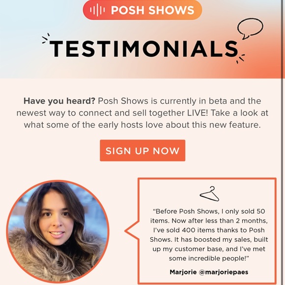 Featured in poshmarkcanada ❤️-I am happy and proud to be part of this community - Picture 1 of 8